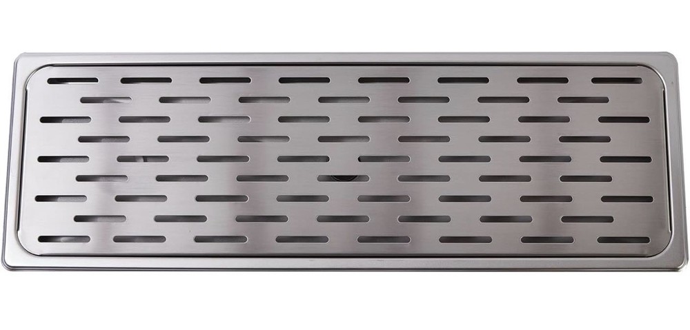 Stainless Steel Drip Tray 25.78″x8.46″ Bar Coffee Beverage Drain Tray w Grate