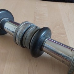 Vintage Elkhart Brass Fire Nozzle Firefighter Department Equipment Hose 2 1/2″ ?