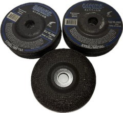 9 Pcs Radnor 4″ X 1/4″ X 5/8″ Aluminum Oxide Type 27 Grinding Wheel