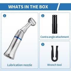 10Pcs Dental Low Speed Contra Angle Handpiece External Water Spray for NSK Style
