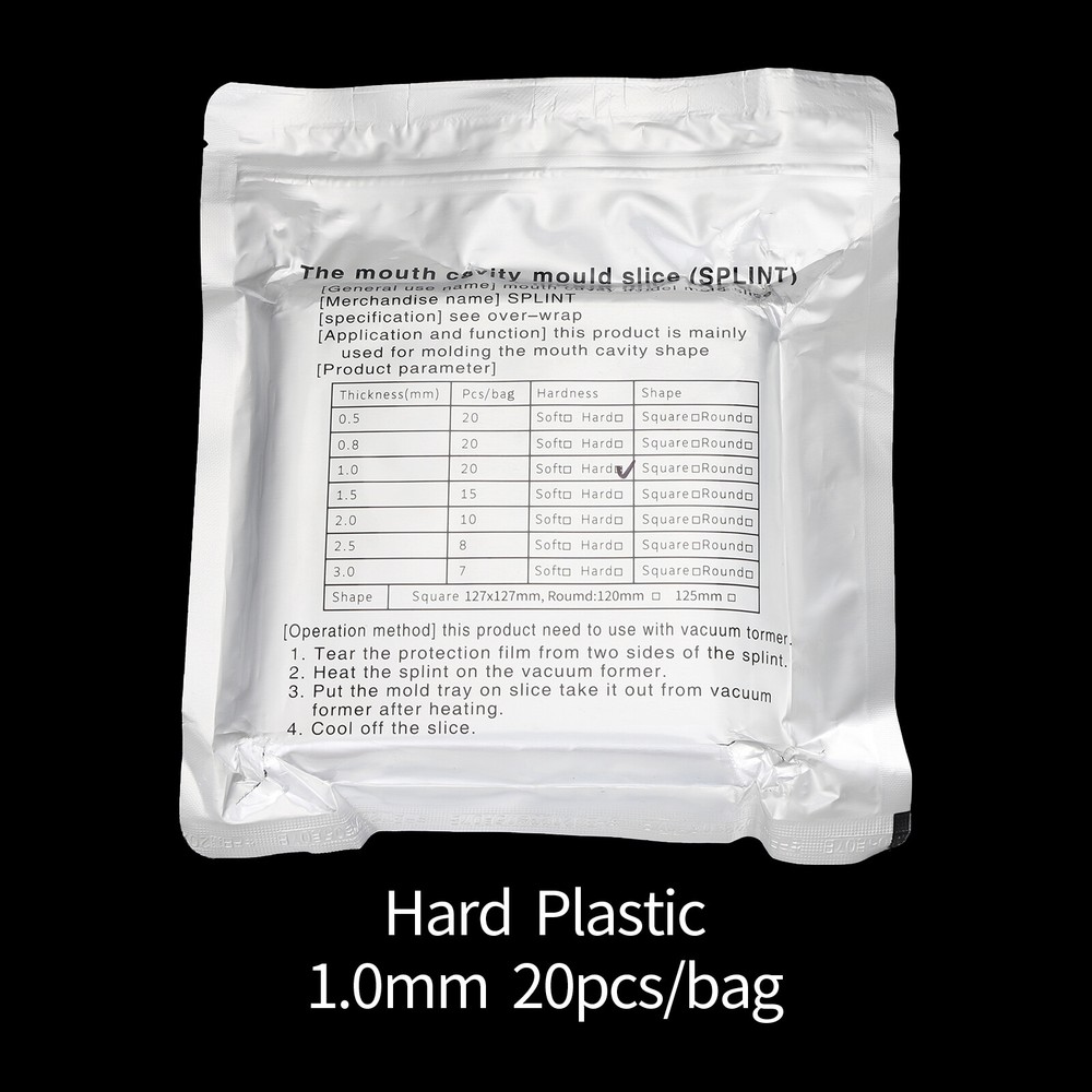 Dental Lab Orthodontic Splint Retainer Slice Vacuum Forming Sheet Soft Hard