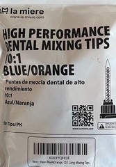 50PCS Dental Disposable Mixing Tips 10:1 BLUE/ORANGE 50 Tips