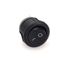 10x Circle Rocker Switches Round Small Mini ON/OFF AC 125V/250V Car/Truck DC 12V