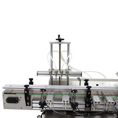 Auto Conveying Filling &Bottle Capping Machine 4 Head Magnetic Pump 8mm Nozzle