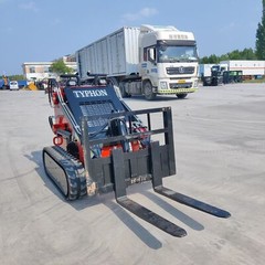 Loader Fork Pallet Mini SkidSteer Loader Attachments for TYPHON STOMP SKIDSTEER