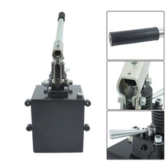 Double Acting Hydraulic Pump 2.7CID 5qt Manual With Control Valve