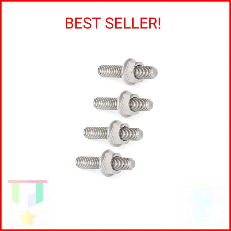 Alpha Rider Exhaust Studs Nuts for 1984-2015 Harley Big Twin 1986-2015 Sportster
