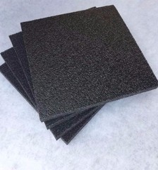 4 pack 1″ x 12″ x 12″ Black Polyethylene foam 1.7pcf *FREE SHIPPING