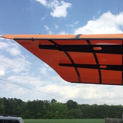 Sun Shield Tuff Top Tractor Canopy For ROPS 48-3/8″ X 48-3/8″ – Orange