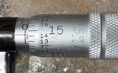 L S STARRETT Co., ATHOL Mass. USA 5 IN. No. 436 6 IN. Outside Micrometer