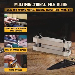 New File Guide Hardened with Carbide Surface For Knife Making – US STOCK