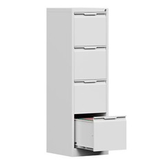 Metal 4 Drawer File Cabinet w/Lock Metal Vertical Filing Cabinet for Office Home