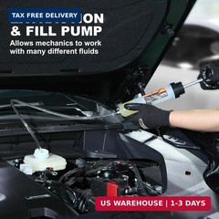 FOUR UNCLES 200cc Fluid Extractor & Fill Pump for Automotive Use – Oil Syringe w