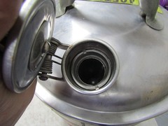 💥UNBRANDED 11-1/2″ WIDE STAINLESS STEEL SAFETY CAN FOR 2.5 / 5 GALLON W/ FAUCET