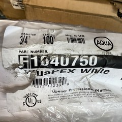 Uponor AquaPEX F1040750 3/4″ x 100ft Coil