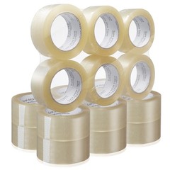 18 Rolls Carton Sealing Clear Packing Tape Box Shipping – 2 mil 2″ x 110 Yards