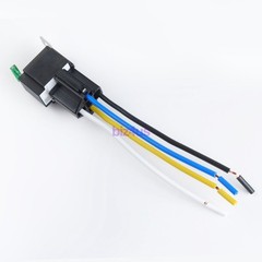 6 Pack 12V DC 30 Amp 4-Pin Automotive Relay Harness Set Switch Fuse US