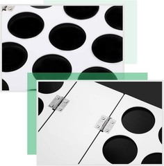 Space-Saving 15-Hole Acrylic Craft Organizer for Vinyl Rolls – Stylish & Durable