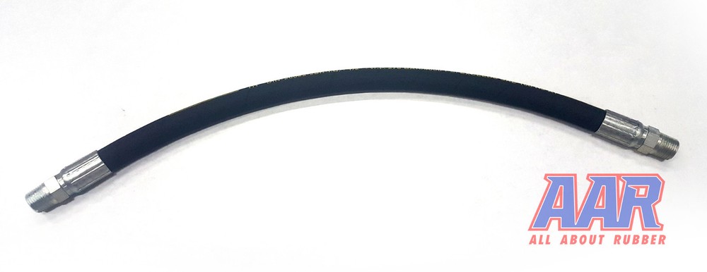 1/4″ x 144″ Hydraulic Hose Assembly w/MALE NPTends.FREE SHIPPING