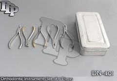 Orthodontic Instruments Set of 6 Pieces DN-401