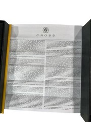 Cross Aventura Onyx Black Imperial Exxon Mobile Rollerball Pen Sealed With Case