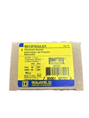 Square D Pumptrol Pressure Switch 9013FSG2J21 30-50 PSI
