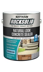 Rust-Oleum 317928 RockSolid Natural Look Concrete Sealer, 1 Gal., Clear