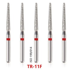5Pcs Dental Diamond Grit Polishing FG Fine Bur Drill for High Speed Handpiece