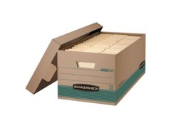 Fellowes 1270101 Stor/File Extra Strength Storage Box, Letter, Lift-Off Lid, Kft