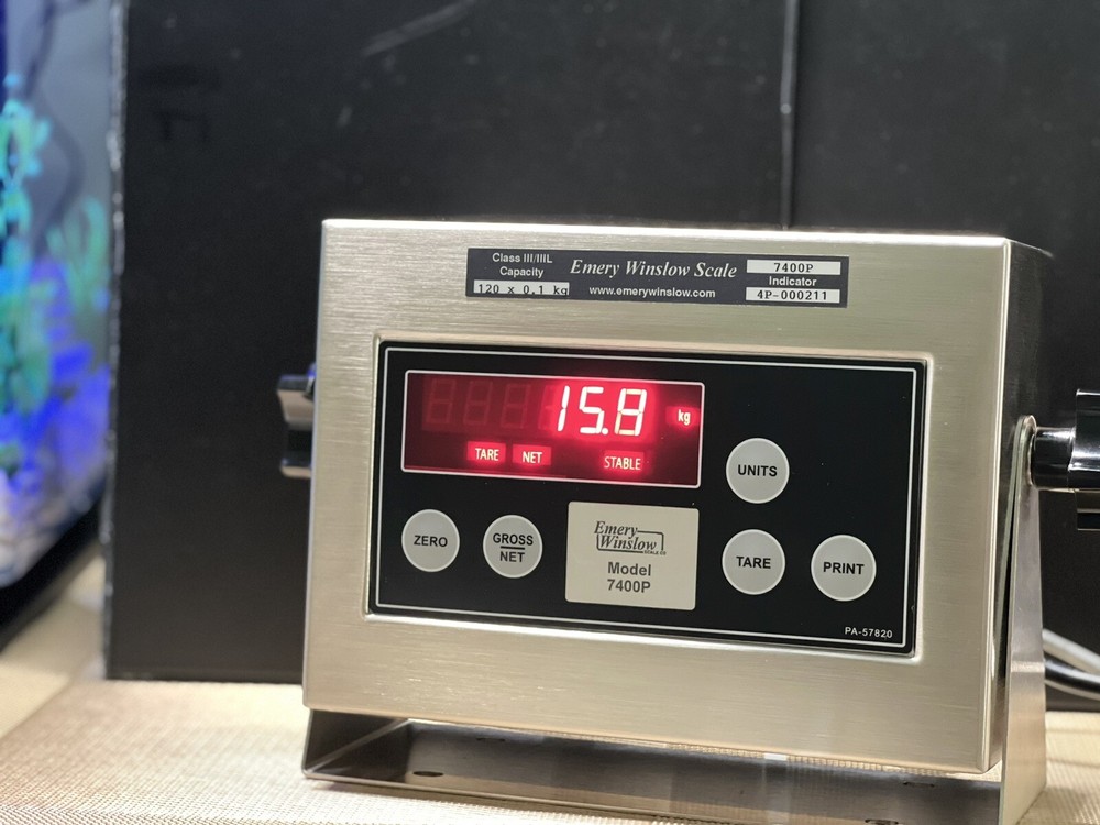 EMERY WINSLOW Model – 7400P Scale Digital Indicator 120 x 0.1 kg (Reg. $695)