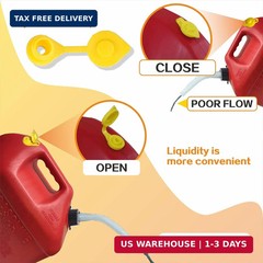 Gas Can Spout Replacement Improved Design Flexible Pour Nozzle Kit with Gasket S