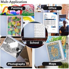40 Pages A3 Art Portfolio Case Diamond Painting Storage Book for Artwork Photo