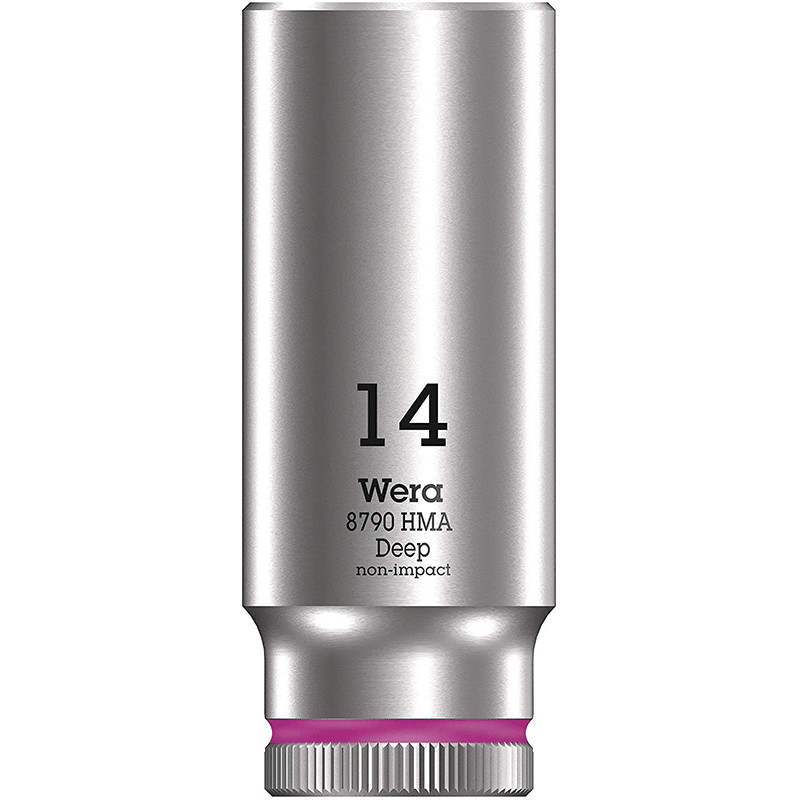 WERA 05004511001 8790 HMA Deep 1/4″ socket, 14.0 mm