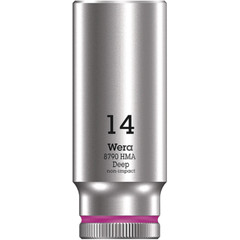 WERA 05004511001 8790 HMA Deep 1/4″ socket, 14.0 mm