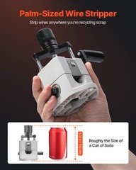 VEVOR Manual Wire Stripper Stripping Machine 0.06-1 in Hand or Drill Portable