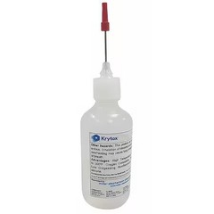 Krytox Lbngpl105 Lubricant, 1 Oz., Needle Nose Bottle, Pfpe, Colorless