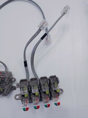 LOT of 4 ) TII NETWORK TECHNOLOGIES rj11 SEALED TERINATION BLOCKS 61-1-11-RJ