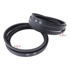 AE55671 83101791 4 Pack Cogged Drive Belts For John Deere 265 275 R240 R280