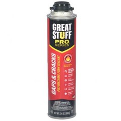 Great Stuff PRO Gaps and Cracks, 24 oz Cans, Case of 12 Cans