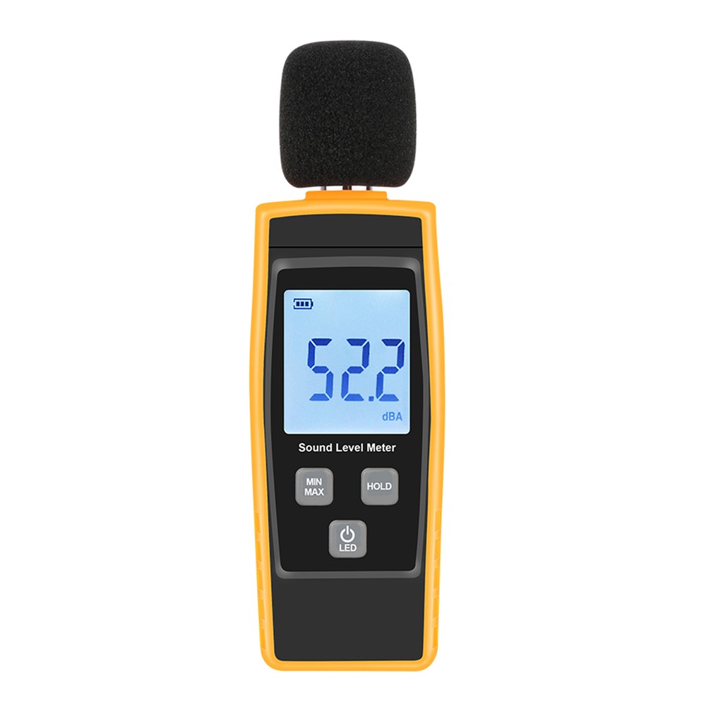 LCD Digital Sound Level Meter Meters 30-130dBA Noise Measuring W1F7