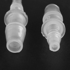 5Pcs Plastic Hose Barb Reducer Fitting, 5/16″ to 3/16″ Hose Barb Union Adapter C