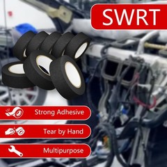 Wire Harness Tape 8 Rolls-Total 328 FT, Polyester Fabric,Flame Retardant,at 257℉
