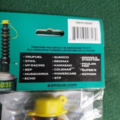 EZ-Pour Plastic Flexible Fuel Spout 7 inch pre mix spout for fuel additives