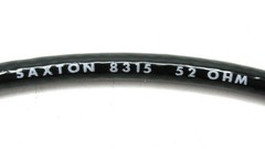 RG8X, 50 Ohm PE(F) Coax Cable, Black, 500 Foot