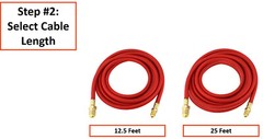 SÜA®Flex 26V – 200 Amp – Air Cooled – TIG Torch – 1-Piece Cable – Stud Connect