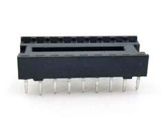 18-Pin DIP IC (Integrated Circuit) Socket Adapter, Female Through Hole