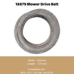 Exact SPEC Belt Replacement for Woods 18879 FITS RD72 RD7200 and Frontier GM1…