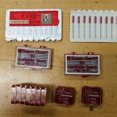 Dental Carbide Burs & Barbed Broaches Lot Cutwell Super-Dent