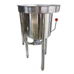 55lbs/25kg Commercial Rice Washer Pressure Type Stainless with Flow Water