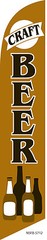 Craft Beer Liquor 12ft Feather Banner Swooper Flag, Flag Only